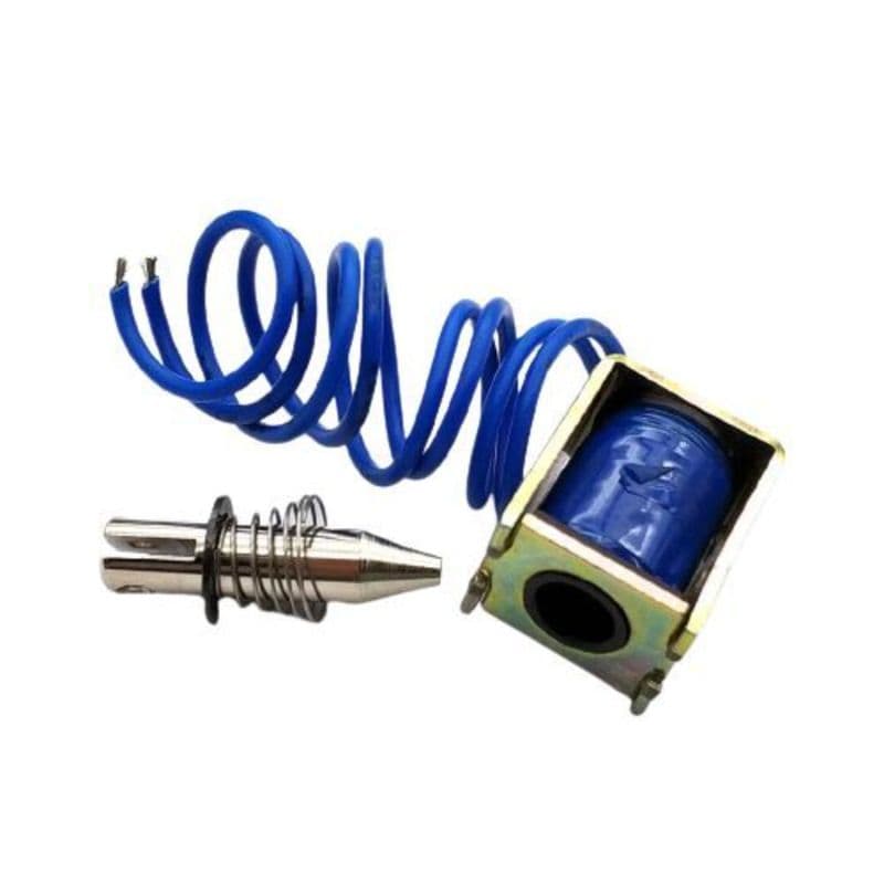 DC12V/2A Reset 10mm 20N Push Pull Type Open Frame Solenoid Electromagnet - View 1