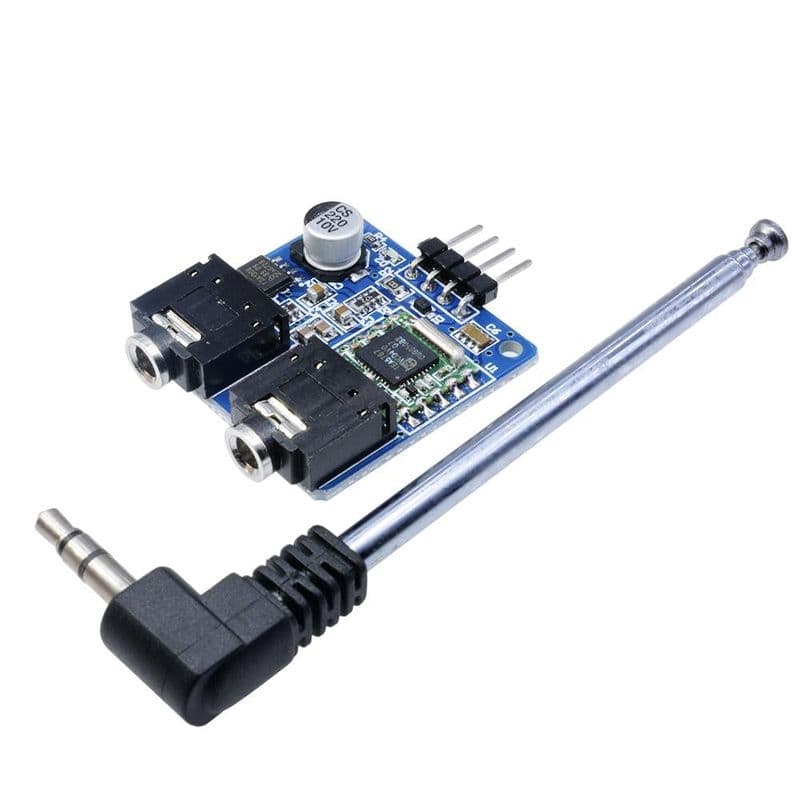 TEA5767 Stereo FM Radio Module with Detachable Antenna - View 1