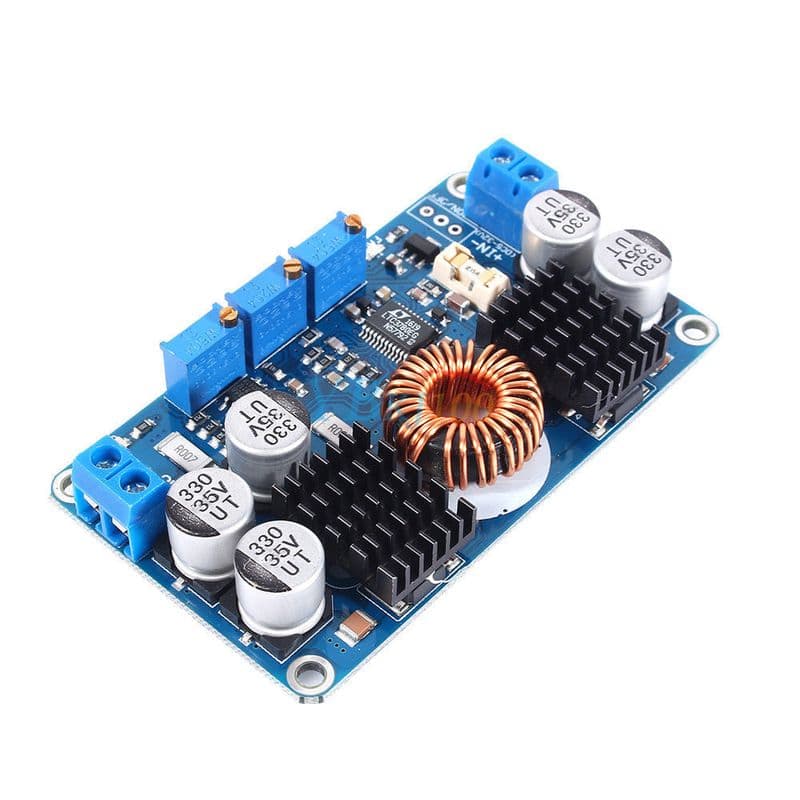 HOT LTC3780 5~32V to 1~30V 10A Buck-Boost Converter Module with Heatsink - View 1