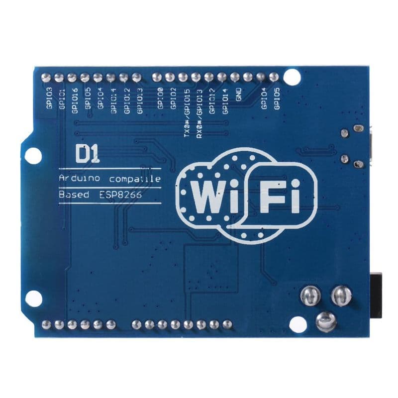 Uno+WiFi R3 AtMega328p+NodeMCU ESP8266 4mb Memory USB-TTL CH340G Compatible for Arduino UNO - View 3