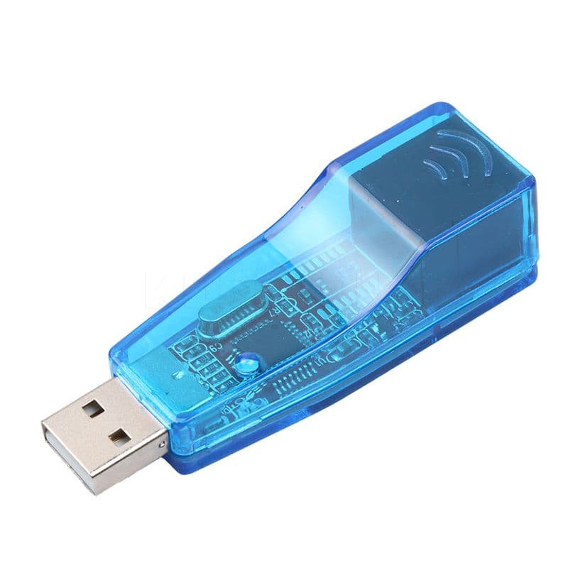 USB 2.0 to Ethernet RJ45 Network LAN Adapter Card - View 2