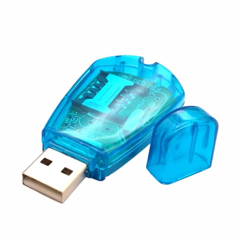 USB Cellphone Standard SIM Card Reader Copy Cloner Writer SMS Backup GSM/CDMA - View 2