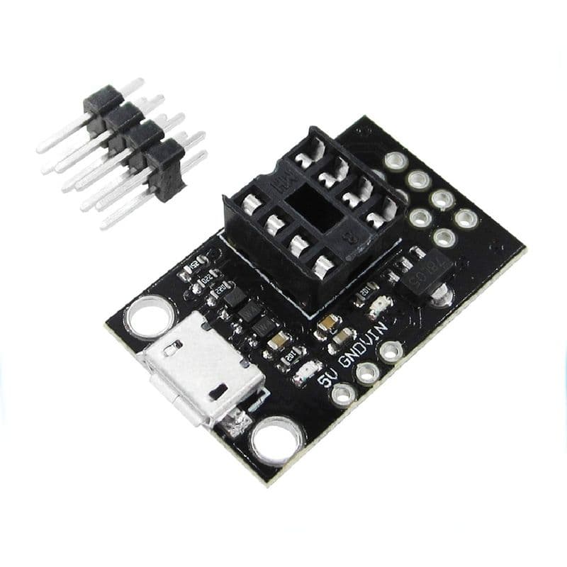 Development Programmer Board for ATtiny13A/ATtiny25/ATtiny45/ATtiny85 - View 1