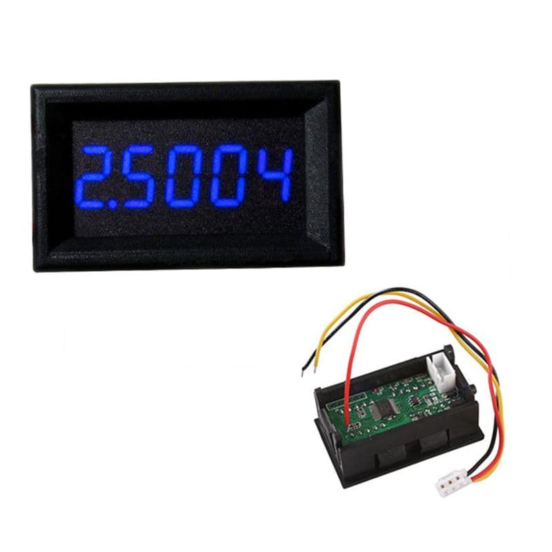 High Accuracy 0.36″ 5 Digits DC 0-33V Digital Voltmeter Blue LED - View 1