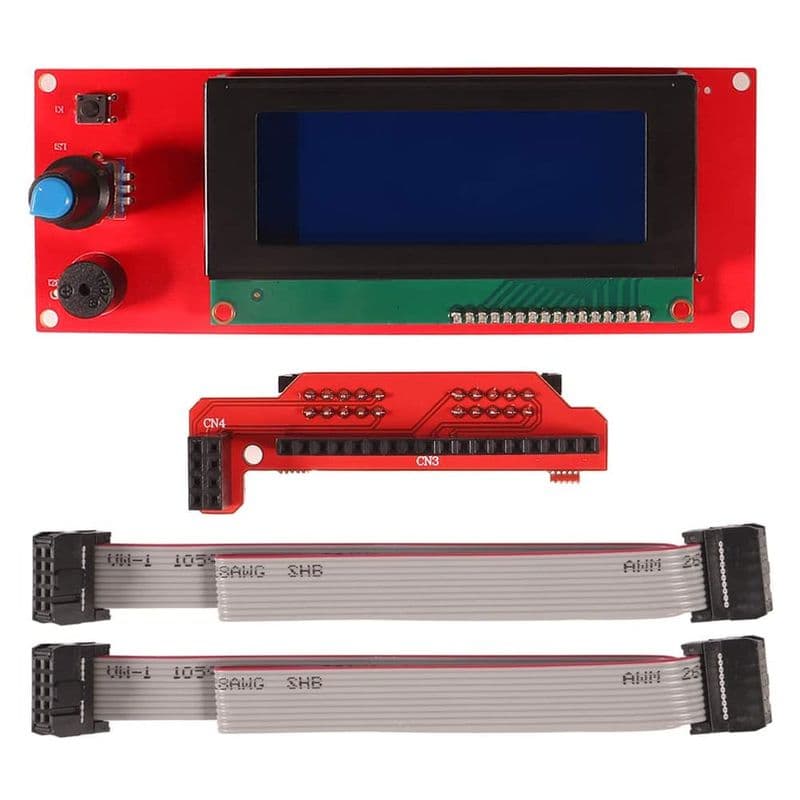 Reprap RAMPS1.4 2004 LCD display controller with adapter for 3D Printer - View 2