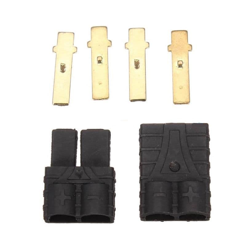 (1 Pairs) Traxxas TRX Plug Lipo/NiMh Brushless ESC Battery RC Connector - View 1