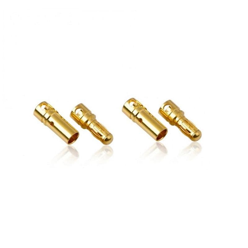 3.5mm Gold Bullet Male Female Banana Connector Plug - View 3