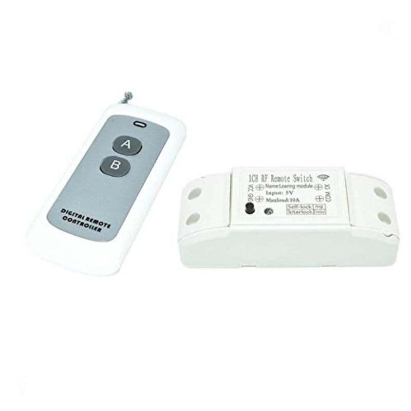 5V One Channel RF 433 Mhz Wireless switch with 2 Key 433 Mhz Remote Controller - View 1
