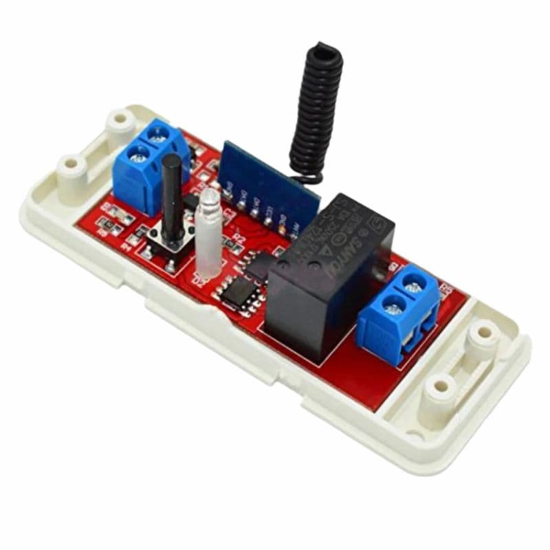 5V One Channel RF 433 Mhz Wireless switch with 2 Key 433 Mhz Remote Controller - View 3