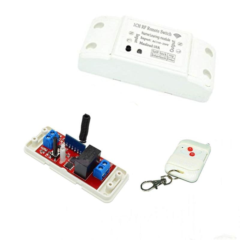 220V One Channel RF 315 Mhz Wireless switch with 2 key 315Mhz Remote Controller - View 1