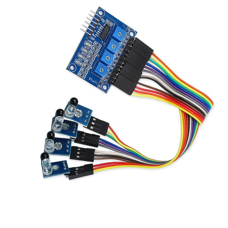IR Sensors Array for Line Following, Set of 8 - View 3