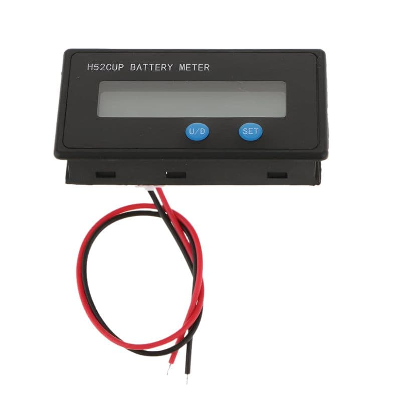 12V-84V Battery Power Display Meter Lithium Battery Lead-acid Battery Power Display GY-6GS Green 12V Lead-Acid - View 1