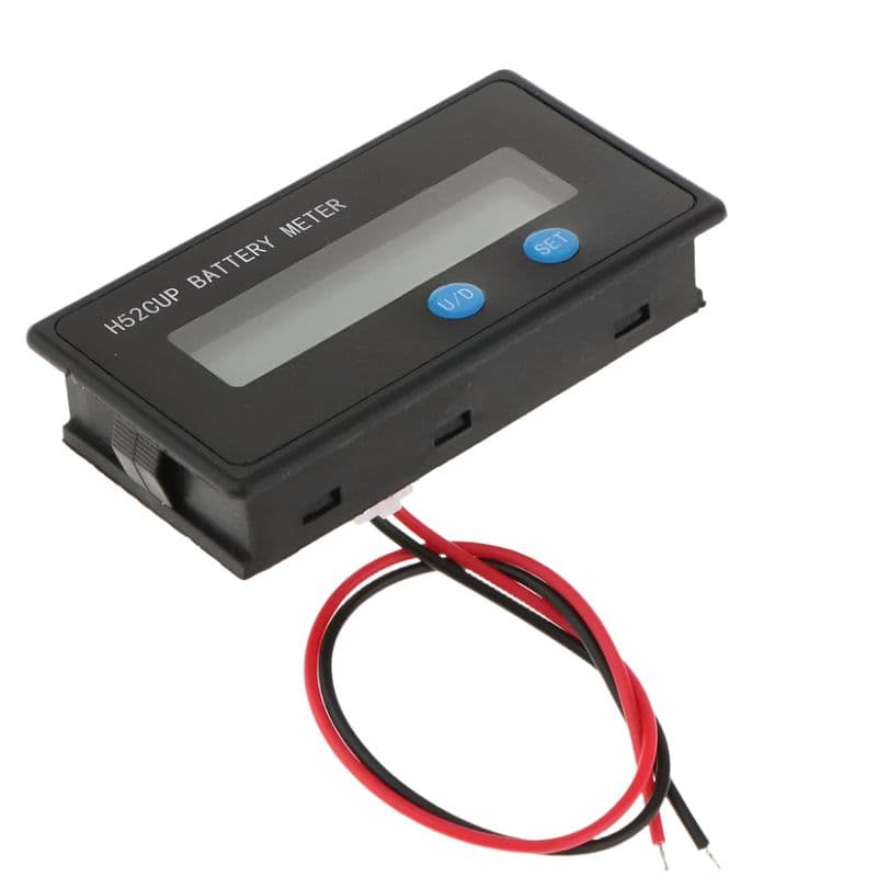 12V-84V Battery Power Display Meter Lithium Battery Lead-acid Battery Power Display GY-6GS Green 12V Lead-Acid - View 2