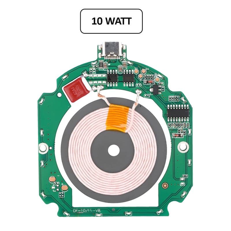 10W Micro USB Wireless Charging Qi PCBA Circuit Board With Qi-Standard - View 2