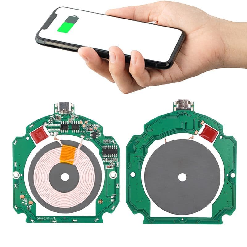 10W Micro USB Wireless Charging Qi PCBA Circuit Board With Qi-Standard - View 3