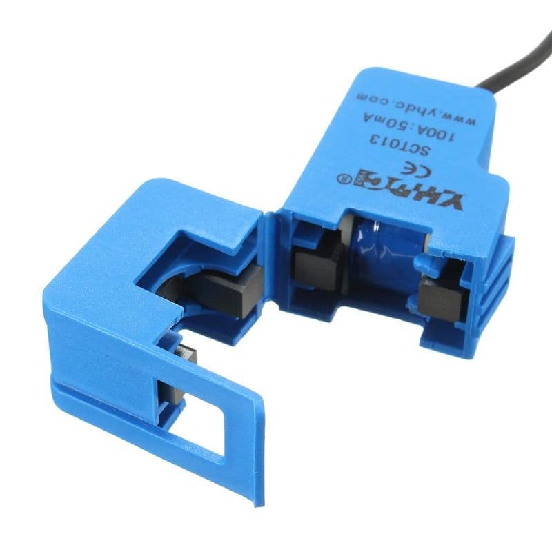 SCT-013-000 100A Non-invasive AC Current Sensor Split Current Transforme (100A/1V) - View 3