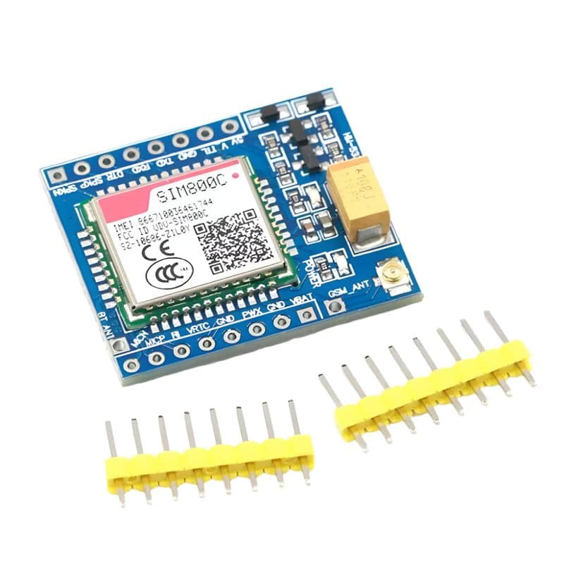 SIM800C GSM module GPRS SMS voice phone development board - View 1
