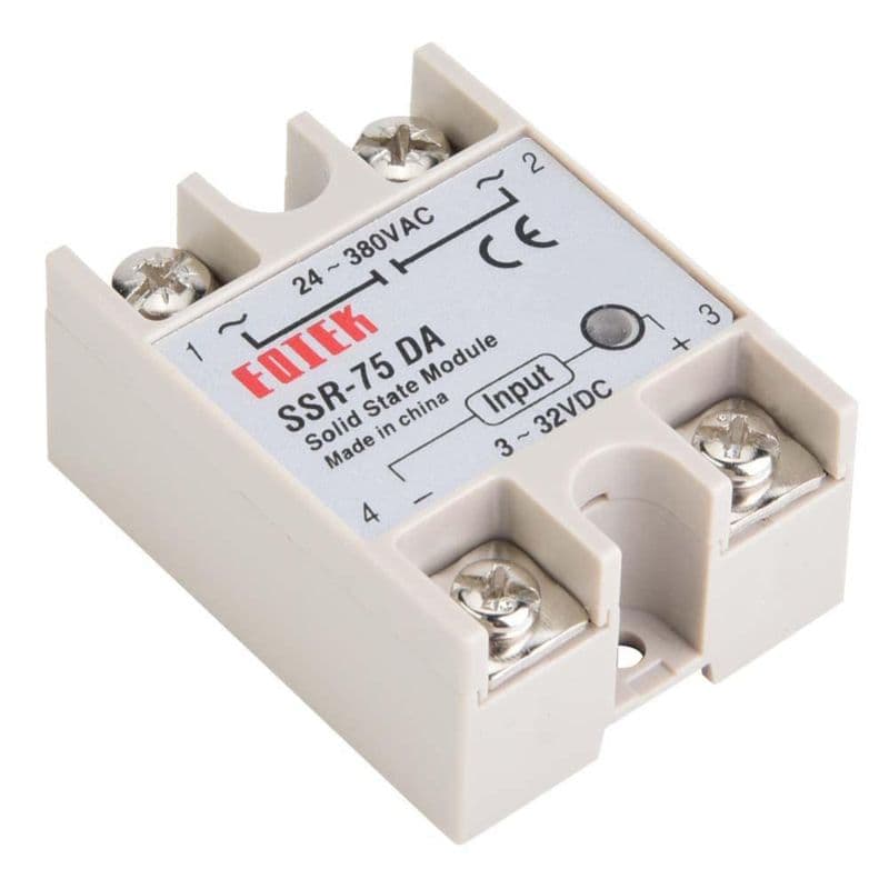 Single Phase Solid State Relay 250V SSR-75DA 75A DC Control AC - View 1