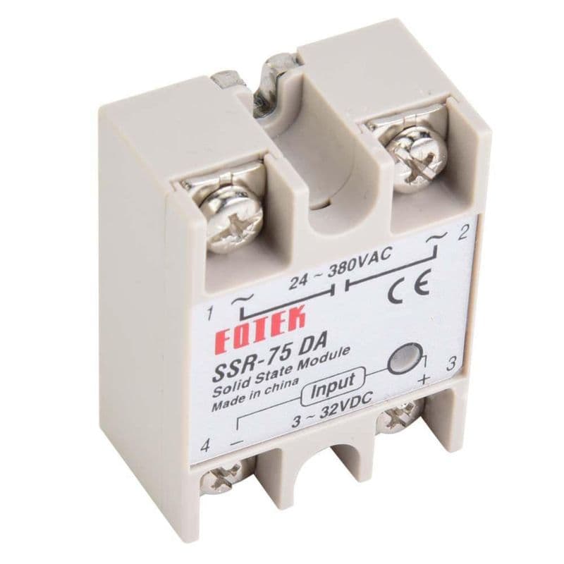 Single Phase Solid State Relay 250V SSR-75DA 75A DC Control AC - View 3