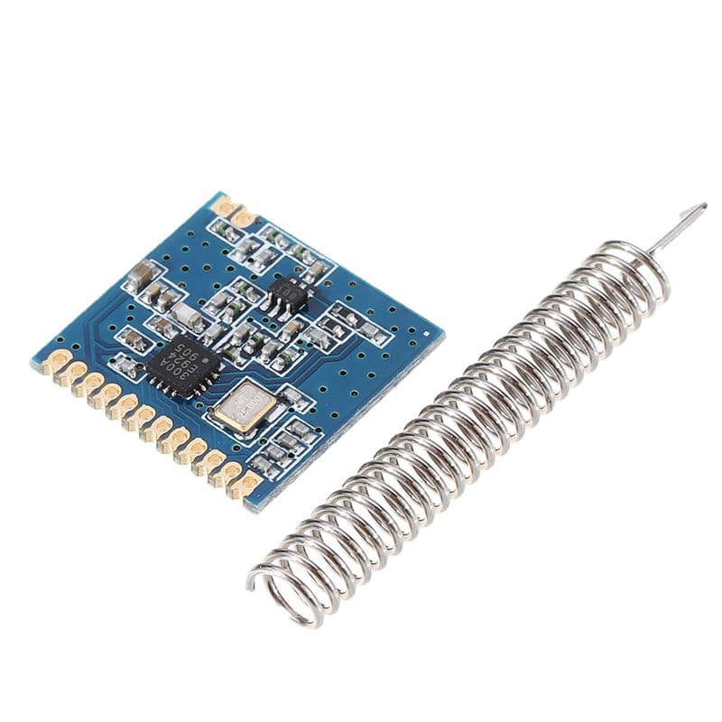 CMT2300A SI4438/SI4432 868MHz LoRA Wireless Transceiver Module with Spring Antenna Distance 1000M - View 1