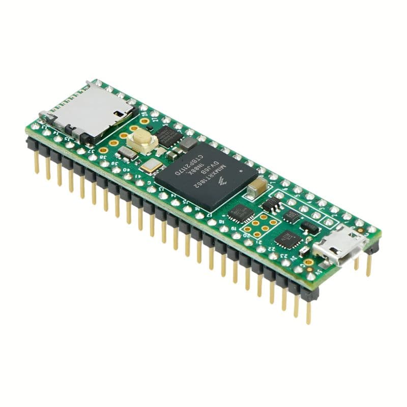 Teensy 4.1 Development Board Pre-Soldered including 5 center Pins - View 1