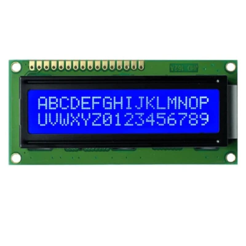 Original JHD 16×2 Character LCD Display With Blue Backlight - View 1