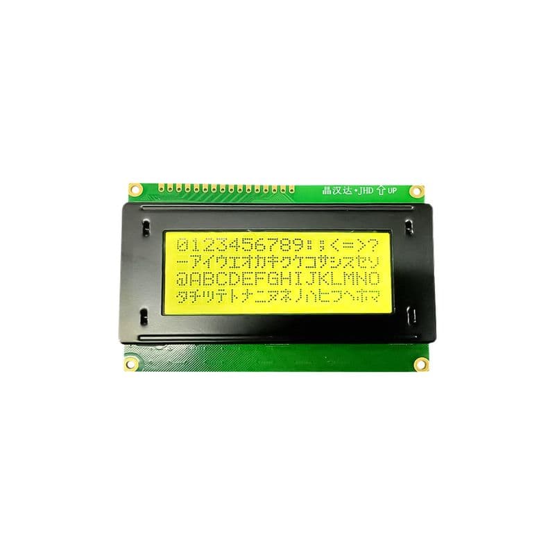 Original JHD 16×4 Character LCD Display With Yellow Backlight - View 1