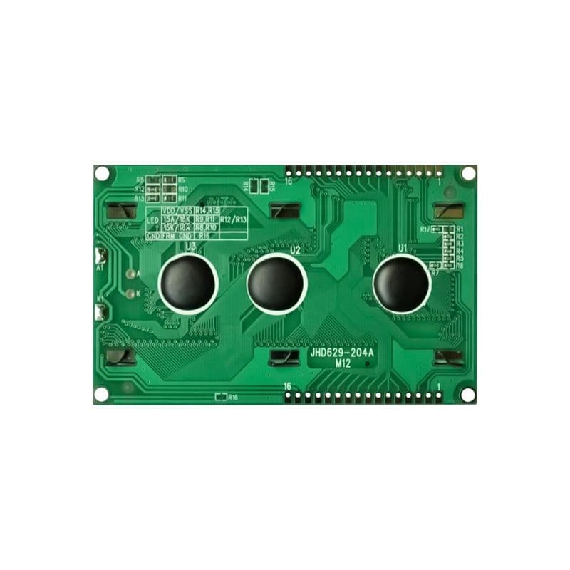 Original JHD 20×4 character LCD Display with Blue Backlight - View 2