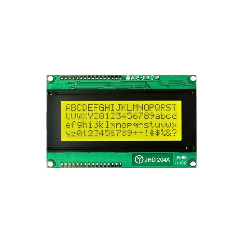 Original JHD 20×4 2004 character LCD Display Green Color - View 1