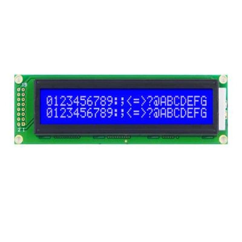 24×2 2402 JHD Original Characters Blue backlight white character module - View 1