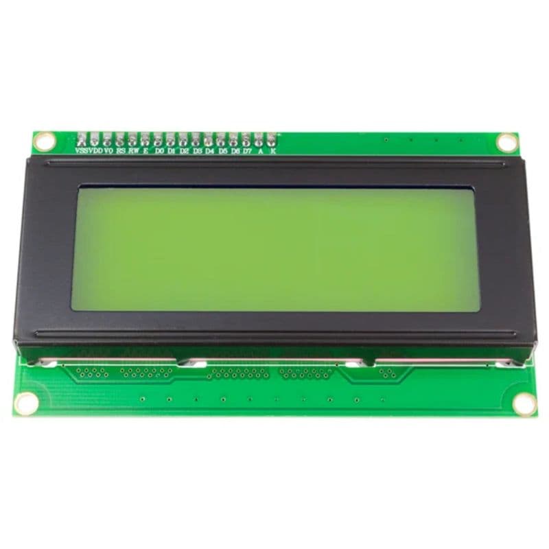 20X4 2004 Character LCD Display with Yellow Color Backlight - View 2
