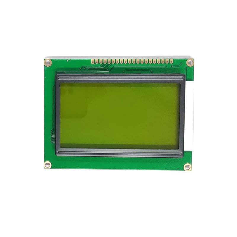 12864B Graphic Yellow Color Backlight LCD Display Module - View 2