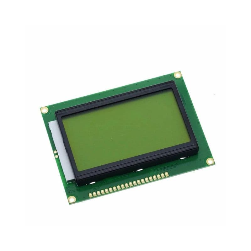 12864B Graphic Yellow Color Backlight LCD Display Module - View 3