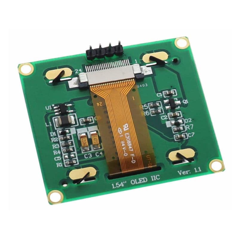 OLED 1.54 inch, 4 PIN IIC Interface (Blue) - View 3