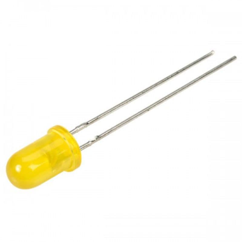 Yellow Color Round LED Light Emitting Diode 5mm - View 1