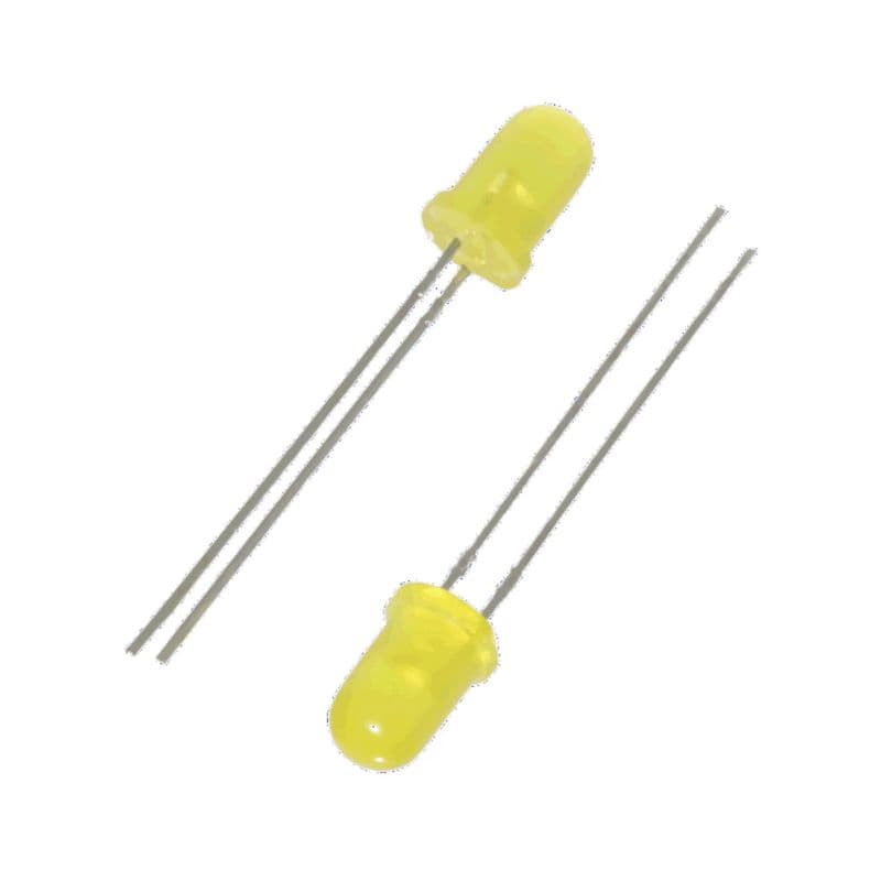 Yellow Color Round LED Light Emitting Diode 5mm - View 2