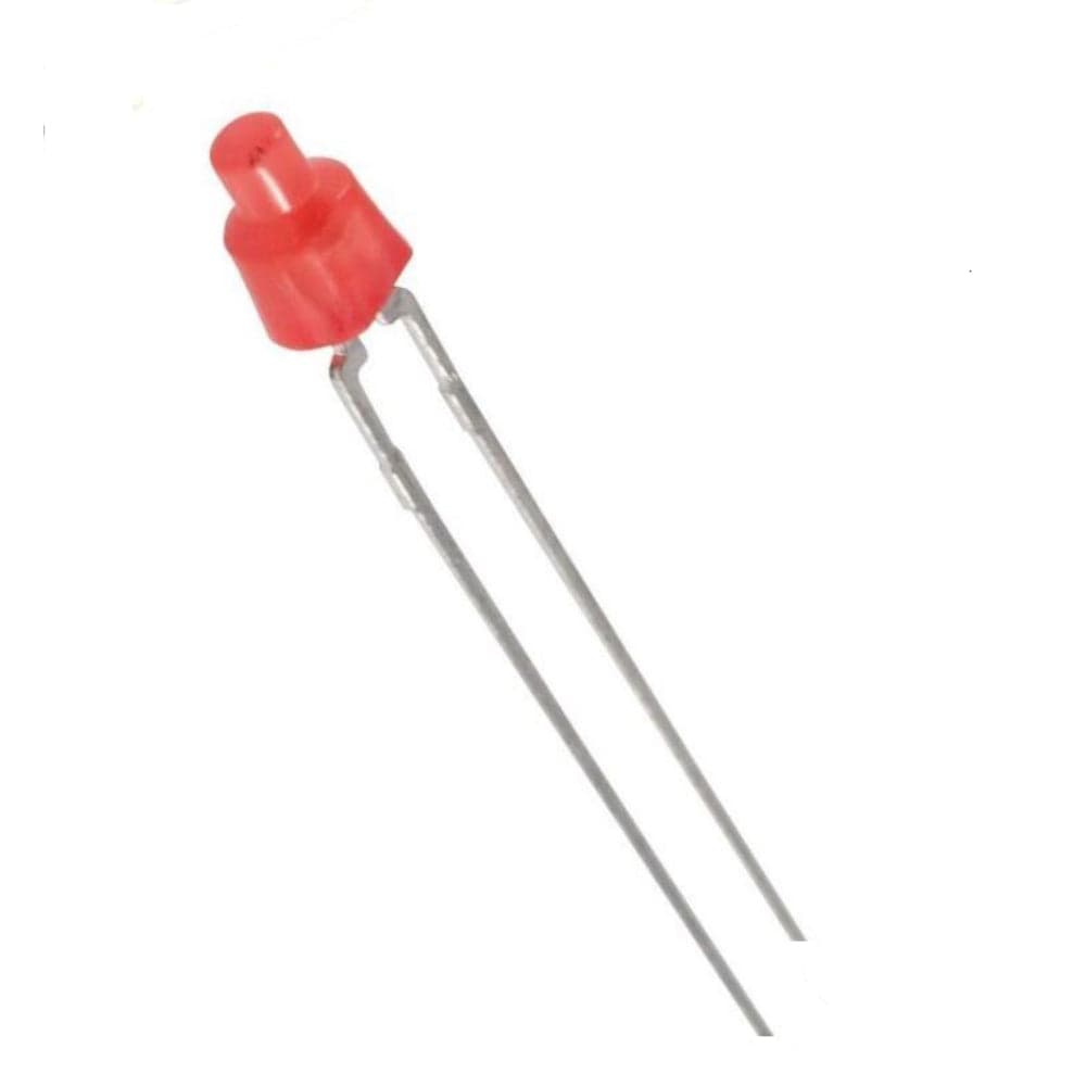 2mm Red LED Hair - Small Red LED - View 3