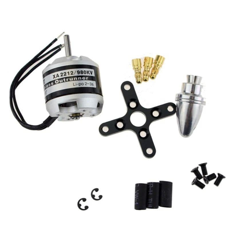 XA2212 Brushless Motor 980KV, 1400KV +Accessories - View 1