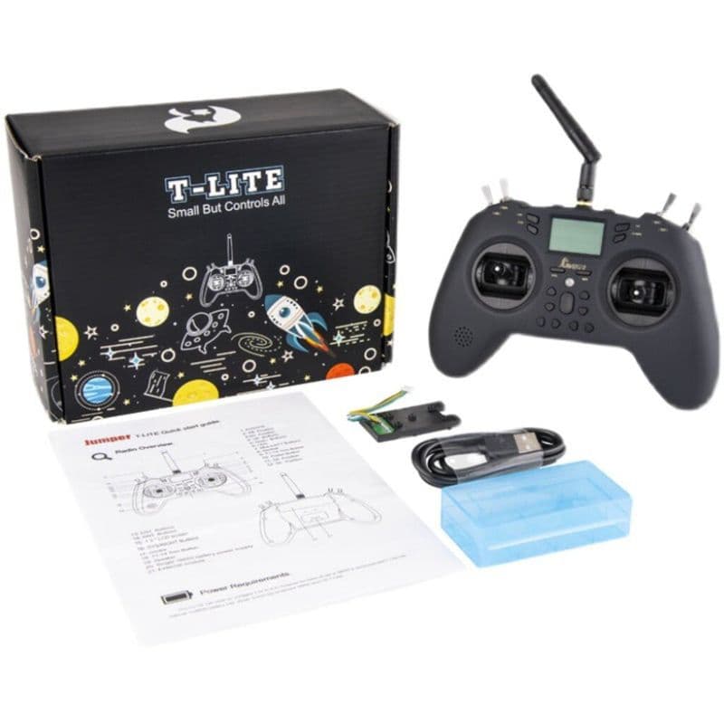 Jumper T-Lite V2 with internal Express LRS ELRS 2.4GHz Multi-protocol OpenTX Transmitter for RC Drone Airplane - View 1
