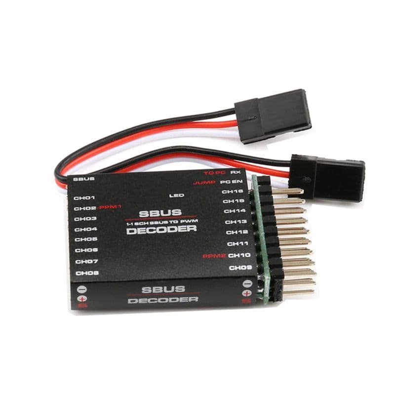 SBUS to 16CH 16 channel PWM/PPM Decoder converter two-way PPM - View 3