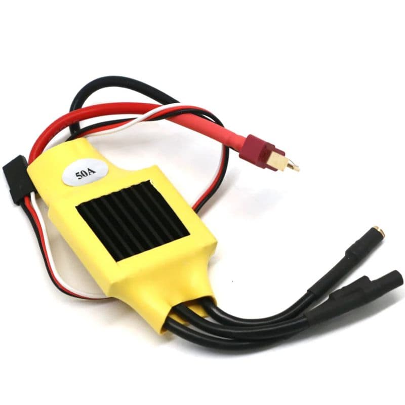 Standard XXD HW50A 50A Brushless Motor ESC with Soldered banana head and T plug - View 1