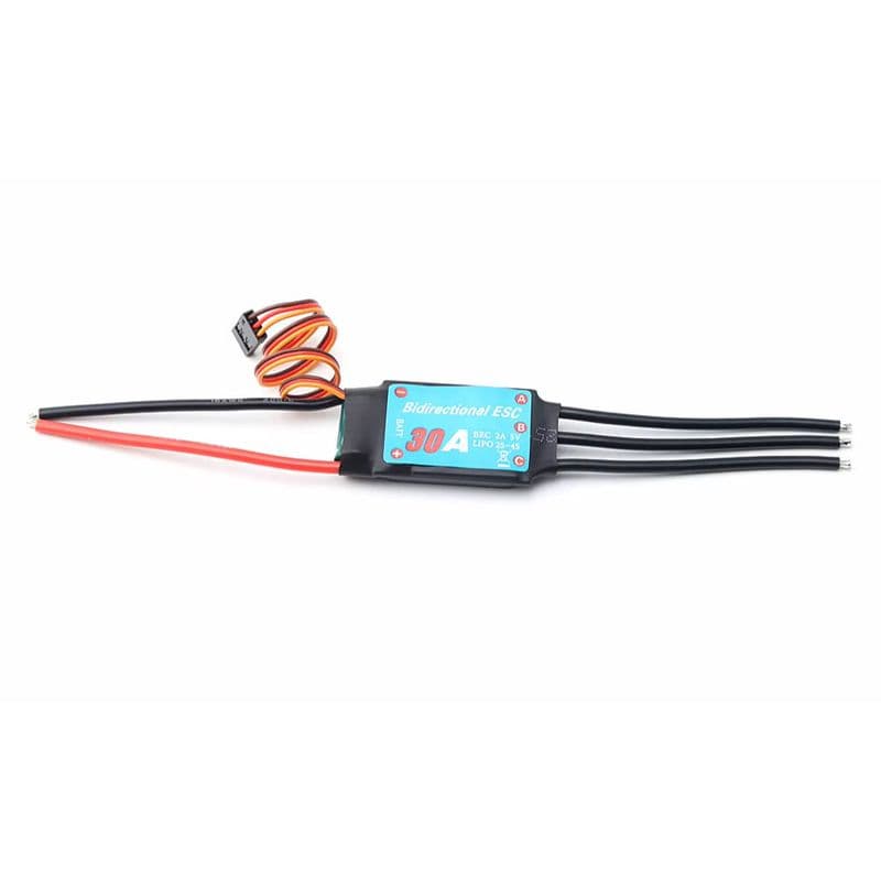 30A Bidirectional Brushless ESC 2-4S UBEC 5V 2A Electric Speed Controller for Remote Control Car - View 1