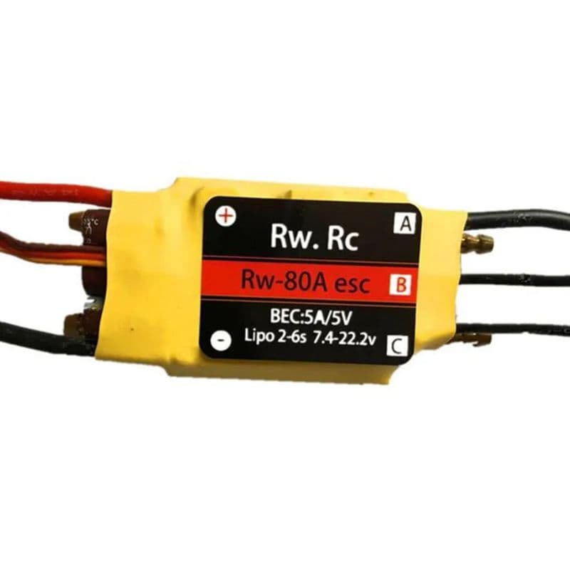 Bidirectional Water-Cooled 80A 2-6s UBEC 5A/5V - View 2