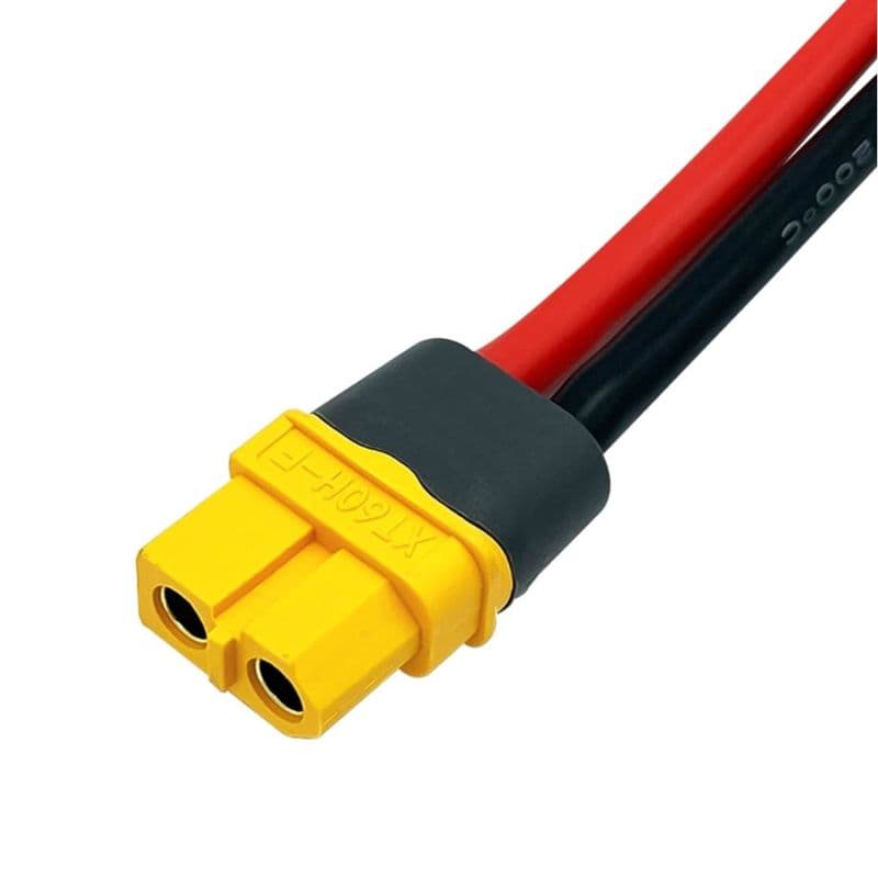 XT60H-F Female Connector With 12AWG 10CM Power Cable - View 2