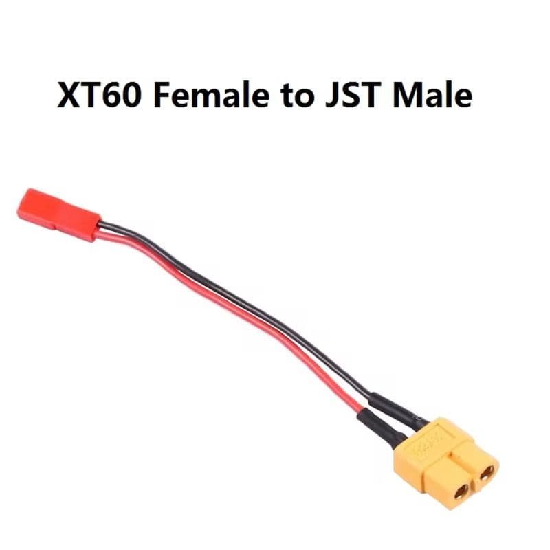 SafeConnect JST Male Connector to XT-60 Female Connector Battery Adapter Cable - View 3