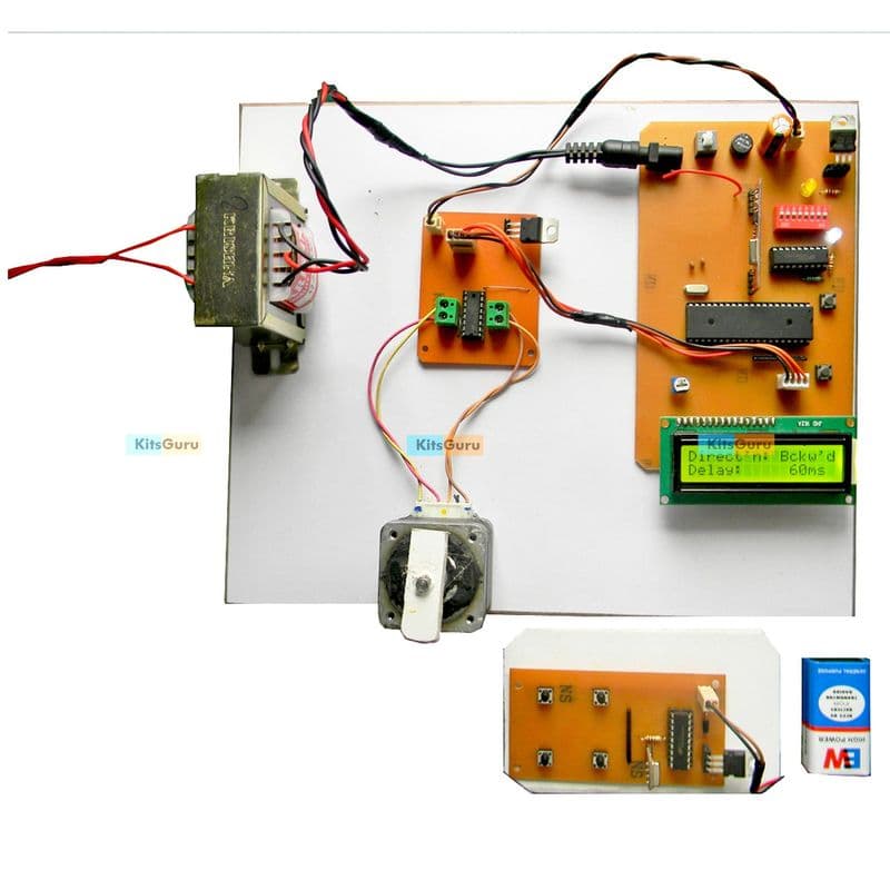 Wireless stepper motor controller - View 1