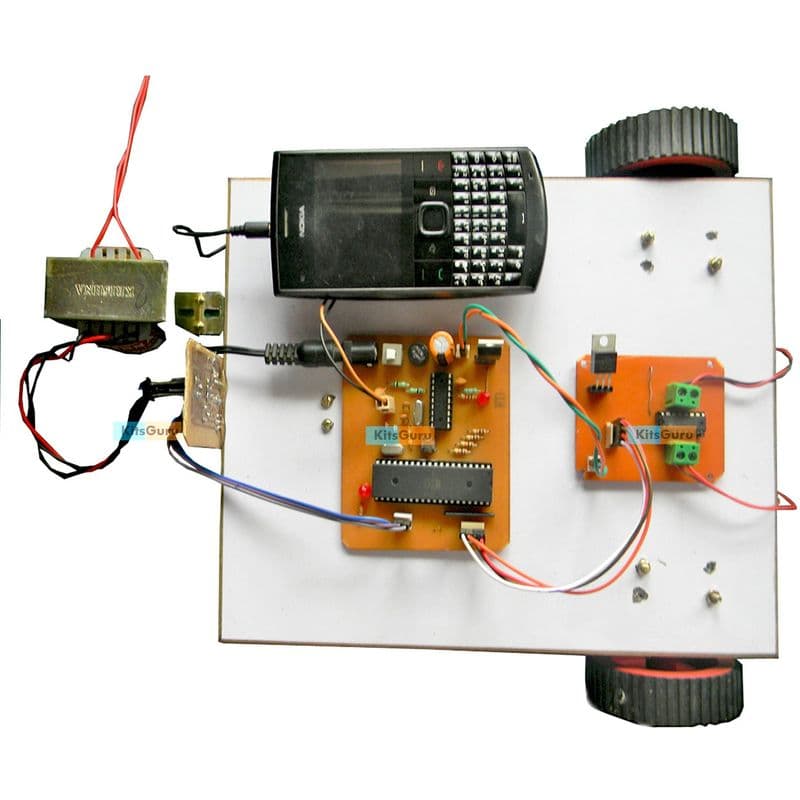 Smart Vehicle Using DTMF - View 1