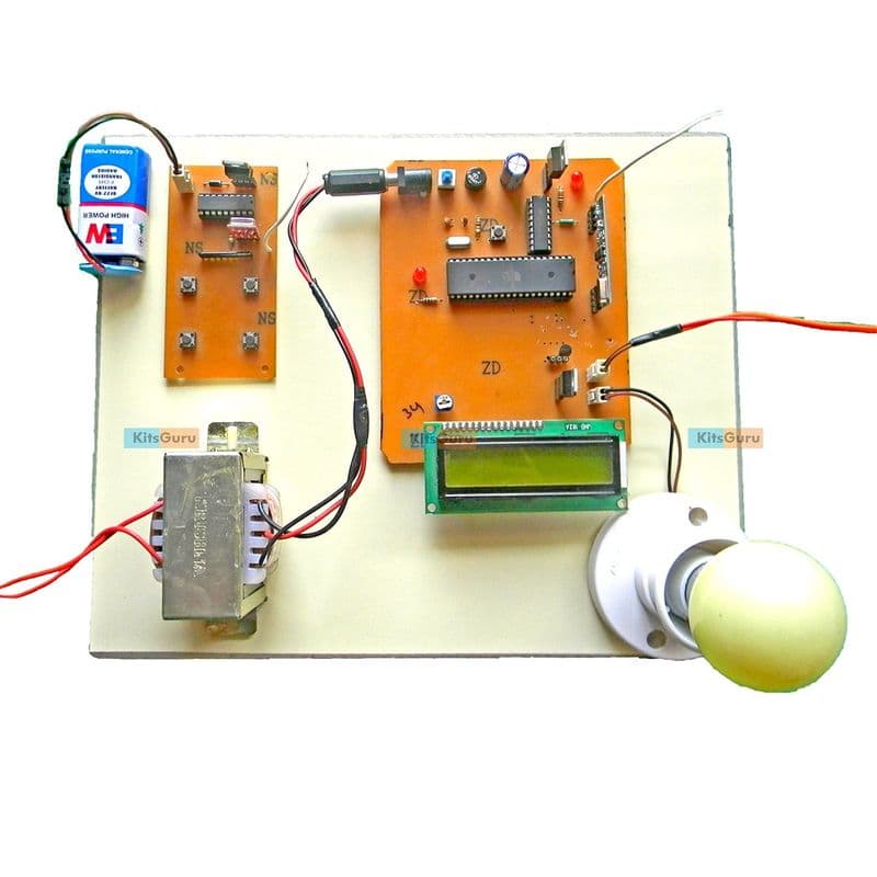 Mixer grinder speed control by using a RF remote - View 1