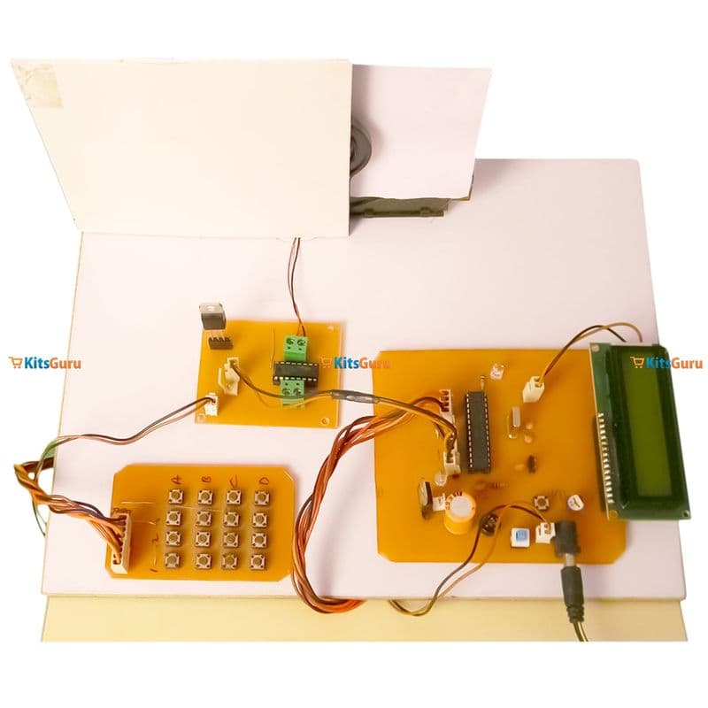 Password based jail chamber gate operation by motor - View 1