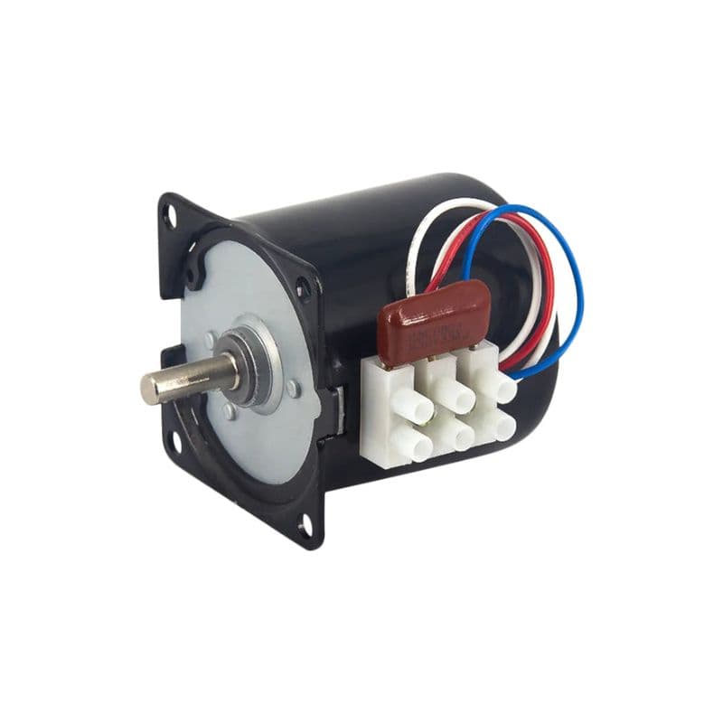 60KTYZ 220V 20 RPM Torque 12 Kg-cm Centre Shaft AC Synchronous Gear 0.33µf Industrial Grade, Highly Reliable and Full Copper Motor - View 1
